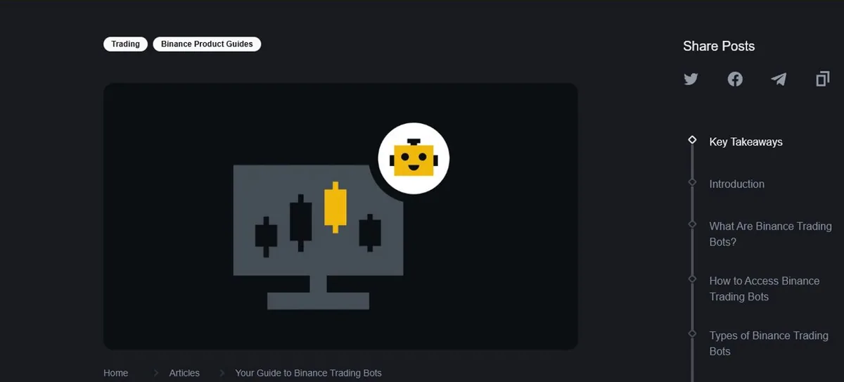 2026-07-27 அன்று பதிவு செய்யப்பட்ட Binance Academy Trading Bots பொது கருத்துப் படம்